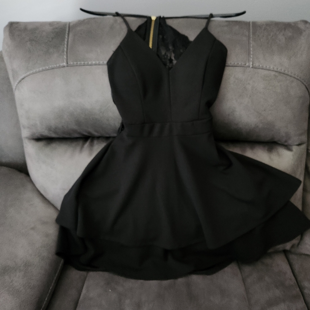 black dress